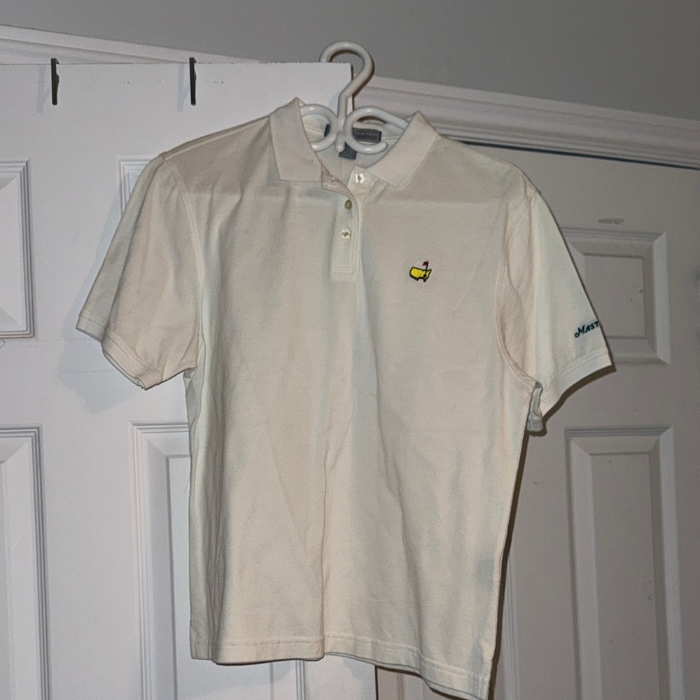 Masters White Golf Shirt